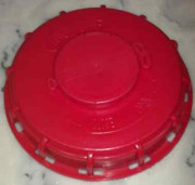 IBC Deckel NW150 - rot-G2 Entl.-Vent+Dichtung