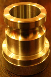 01 IBC ADAPTER DN50 EDELSTAHL V2A<br>Gewinde S60x6 IG auf 2" Kamlok Vaterteil