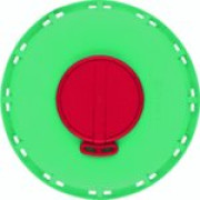 IBC Deckel NW150 - grün-G2 Entl.-Vent+TPE-V-EPDM/FDA