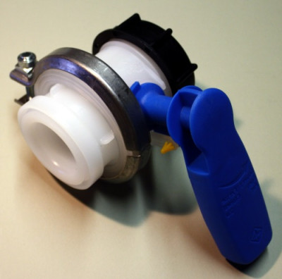 Werit Schiebehahn DN50 / PCP / Griff blau Werit Schiebehahn DN50 / PCP / Griff blau