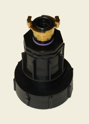 connector DN80 - S 100 x 8  female  to  quick coupling