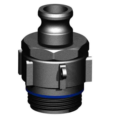 Fass Adapter S56x4 AG - 1 Zoll Kamlok Vaterteil