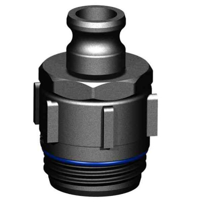 Fass Adapter S64x5 AG - 1 Zoll Kamlok Vaterteil