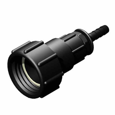connector S 60 x 6 female  -  3/4“ hose tail