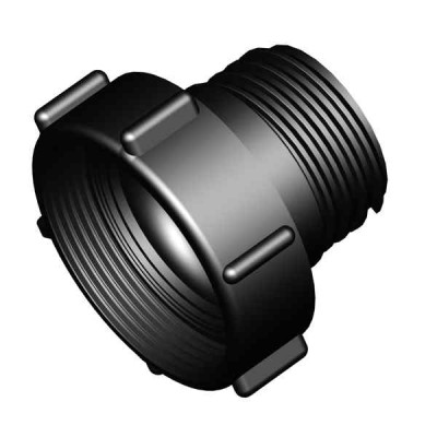 M80X3 female (KT) G/P/P to S60x6 male - IBC Adapter for KingTainer