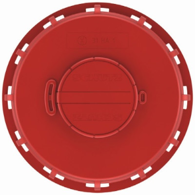 screw cap NW 150 red - red - G2 ventilation outlet (automatic)  - ET15 / TPE