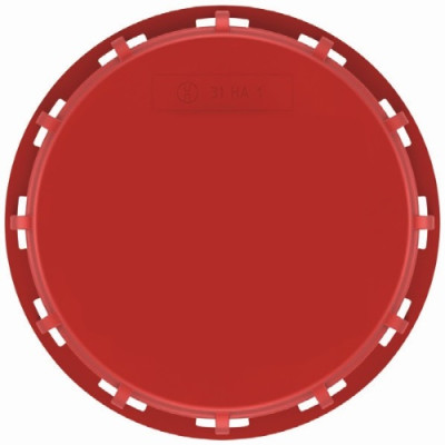 SCHÜTZ screw cap DN 150 RED / closed / with TPE-V  gasket