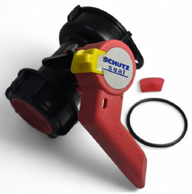 SCHÜTZ Klappenhahn DN50 S75x6 auf DN50 S60x6 - Konus (EPDM - PP) schwarz - SONDERPOSTEN SCHÜTZ Klappenhahn DN50 S75x6 auf DN50 S60x6 - Konus (EPDM - PP) schwarz - SONDERPOSTEN