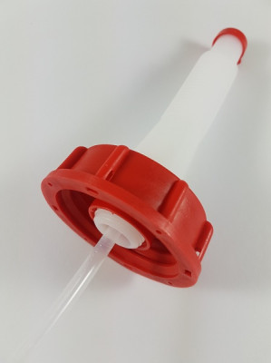 Spout for canister closure K61- Anti Gluck - 3/4 - flexible Spout for canister closure K61- Anti Gluck - 3/4 - flexible