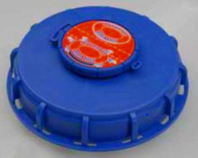 IBC Deckel NW150 - blau - G2-Bel.-Entl. Vent - TPE-V+NBR Mem