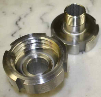 DN50 S60x6 female to 0,5" male - stainless steel IBC ADAPTER