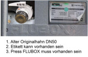 Fustiplast / FLUBOX Schiebehahn DN50 - EPDM - Konus
